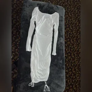 Princess Polly Adison Dress in White Size 6 thumbnail 14