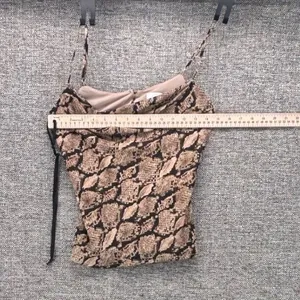 ASTR The Label Darla Cowl Neck Cami Top Snake Print Brown Neutral Capsule Rare thumbnail 10
