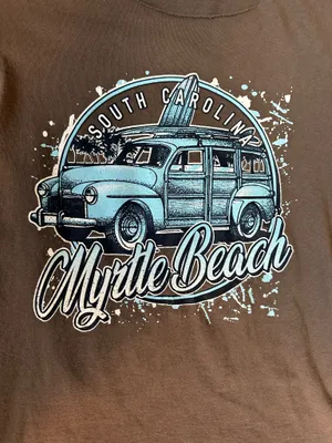 Gilded Intent Myrtle Beach Brown Graphic Tee thumbnail 2