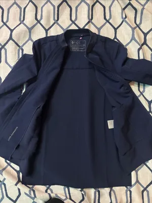 FIGS Bellery Scrub Jacket for Women - Navy classic bomber jacket Size XXS thumbnail 10