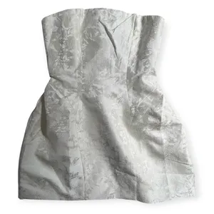 NWD BabyBoo Elenora Mini Dress Ivory Big Bow Size Medium thumbnail 3