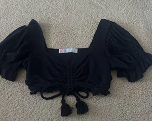 FP beach navy blue top thumbnail 1