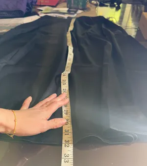 A-line Midi Satin Skirt Size S thumbnail 5