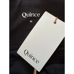 NWT Quince Whistler Mid Rise Thermal Joggers in Black Womens Size Medium thumbnail 9