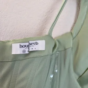HOUSE OF CB FAYE PISTACHIO SATIN CORSET MIDI DRESS NWOT size‎ XS thumbnail 8