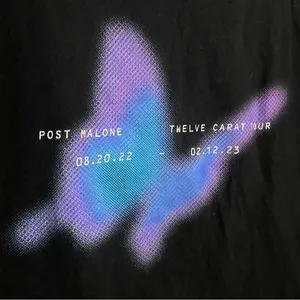 Post Malone Twelve Carat Tour Tee Shirt size Large thumbnail 2