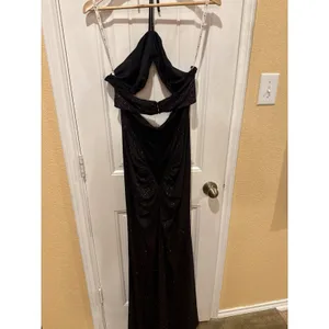 Jules and Cleo Black Shimmery Prom/Evening Gown Size 12 thumbnail 9