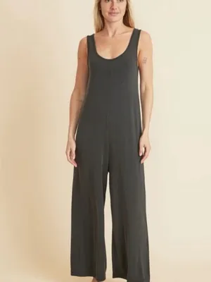 Marine Layer Ribbed Jumpsuit Size Medium Summer Travel Lounge thumbnail 8