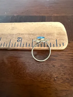 Vintage Silver Tone Ring Size 6 thumbnail 2