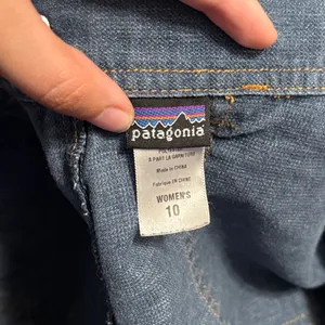 Vintage 90s Patagonia Blue Jean Cutoff Shorts‎ Denim Gorp Outdoors Retro thumbnail 5