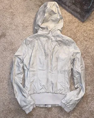 Garage Beige Leather Jacket thumbnail 2