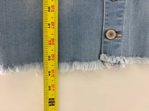 Wax Jean Denim Dress Overalls Size Medium NWT thumbnail 9