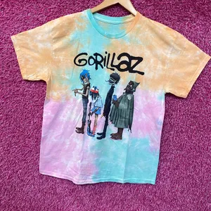 Gorillaz Pastel Tie Dye T-Shirt Large thumbnail 3