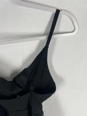 Aerie Twist Cutout One Piece Swimsuit Black Size M NWT thumbnail 8