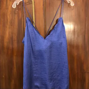 Free People Satin Scallop-Edge Tank thumbnail 3