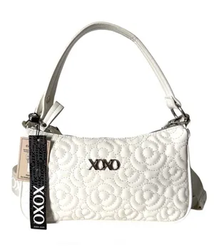 XOXO Quilted White Shoulder Bag thumbnail 1
