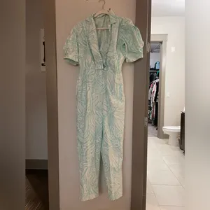 Miami Vice Jumpsuit w/ belt Blue Size 8 thumbnail 2