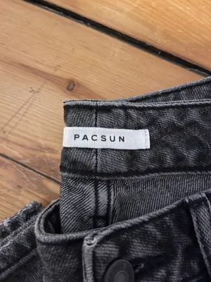 PacSun Black Mom Jeans Ripped thumbnail 4