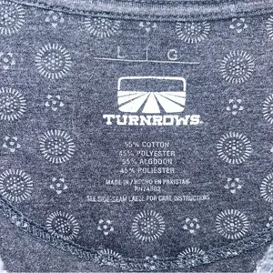 Turnrows Farmlife Tshirt Women’s Large Blue thumbnail 5