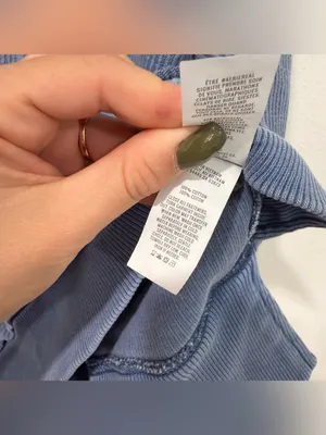 Aerie Blue Textured Oversized Hoodie XS thumbnail 4