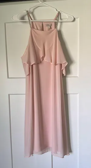 Westport Elegant Pink Sleeveless Dress, size 12 thumbnail 1