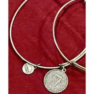 Alex and Ani Set/3 Silver FSU Bangle Bracelets - Florida State Seminoles thumbnail 2