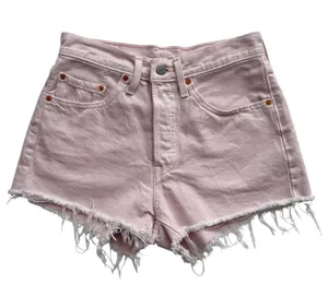 Levi’s 501 Cut-Off Jean Shorts Pale Pink Size 26 thumbnail 1