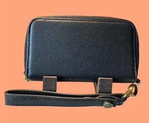 Thirty-One Black Wristlet Wallet with Zip Pocket thumbnail 1