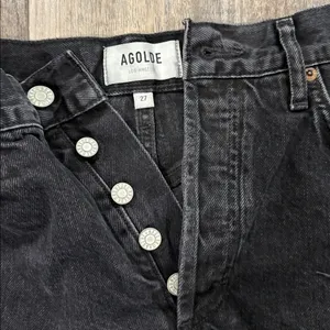 AGOLDE black parker shorts size 27 thumbnail 4
