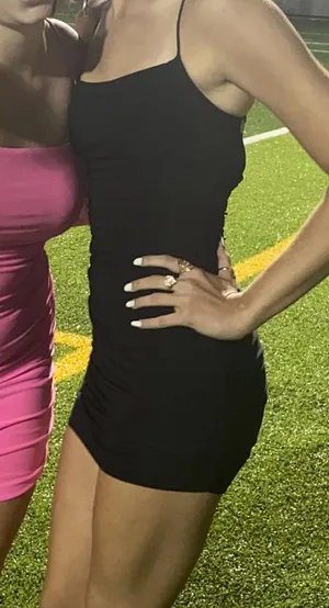 Windsor black short tight homecoming dress thumbnail 1