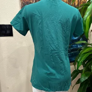 EUC Green Jockey medical scrub top size S Stretchy thumbnail 5