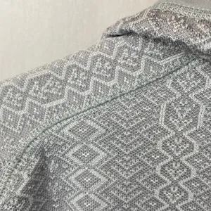 Patagonia Gray Diamond Print Long Sleeve Quarter Zip Sweater L thumbnail 4