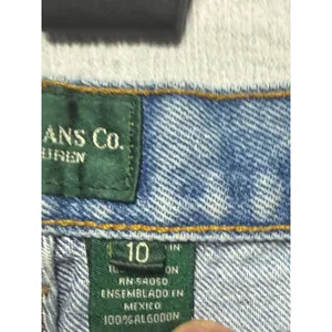 Lauren Ralph Lauren Vintage Light Wash Straight Leg High Rise Jeans Size 10 thumbnail 5