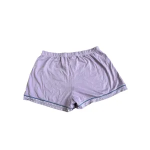 New Rare Roller Rabbit Monkey Embroidered Polo PJ Pajama Shorts Shirt Lavender M thumbnail 14