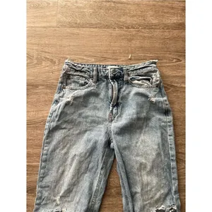 And Now This Distressed Mom Straight Leg Jeans Womens 24 Light Acid Wash Ripped thumbnail 4