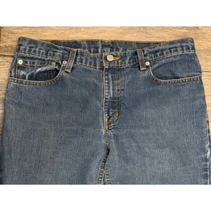 Polo Jeans Co Ralph Lauren Blue Low Rise Flare Jeans‎ Size 12 32x30 Western Y2K thumbnail 5