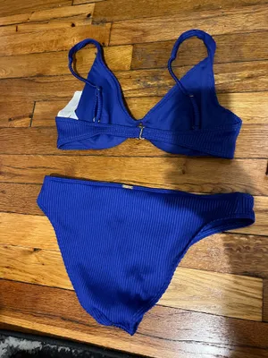 Hollister blue bikini thumbnail 2