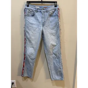 Anthropologie pilcro women's The‎ Vintage straight jean Size 30 Southwestern thumbnail 5