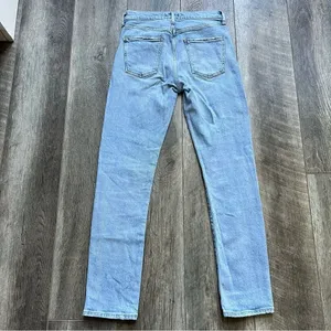 Agolde Vintage Wash Toni Jeans 24 High Rise Light Blue Designer Denim thumbnail 9