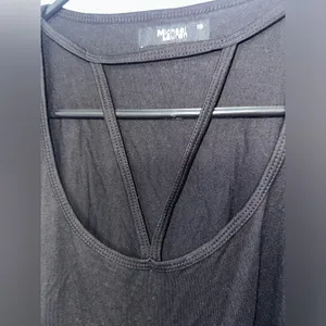 Michael Lauren‎ REVOLVE Mackay Tank Cutout MINI Dress In Black EUC Size XS thumbnail 4