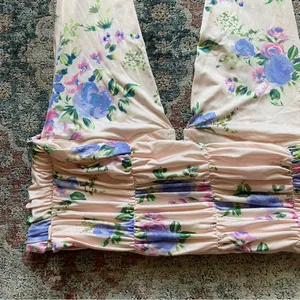•Zara floral halter neck ruched top NWOT• Size XL thumbnail 6