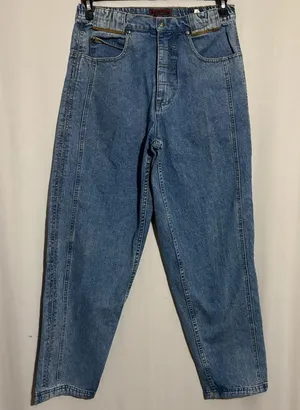 Vintage Levis Sport Blue Denim Jeans 28x32 with SJ back pocket logo thumbnail 1