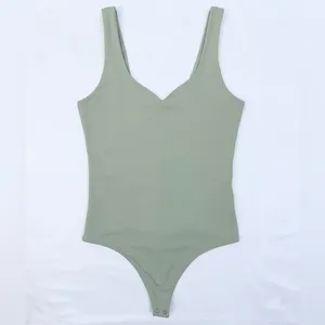 Abercrombie & Fitch Soft Matte Seamless Sweetheart Bodysuit - Mint Green - S thumbnail 6