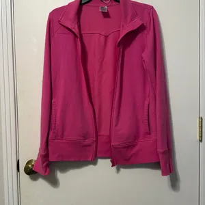 Athletic Works Hot Pink Zip-Up Jacket thumbnail 3