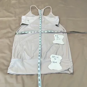 Lululemon size small sleeveless blush workout top built in bra GUC thumbnail 4