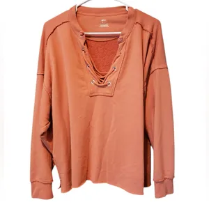 Aerie Terracotta Long Sleeve Top Md thumbnail 5