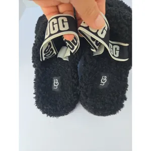 UGG Oh Fluffita Women’s Platform Slingback Slippers Size 6 Black thumbnail 5