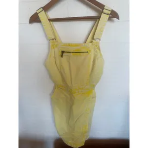 URBAN OUTFITTERS BDG Jessy Pinafore Overall Mini Dress Yellow Size 2 thumbnail 5
