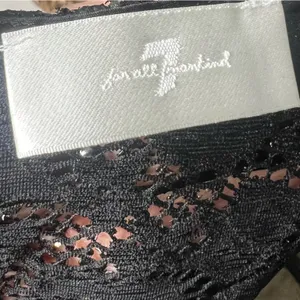 7 for all mankind womans‎ lace black tee thumbnail 8