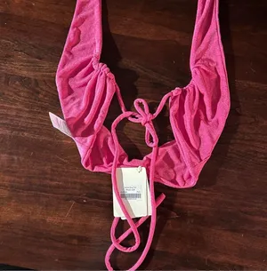 Peppermayo Harlow Crop Top - Hot Pink NWT thumbnail 1